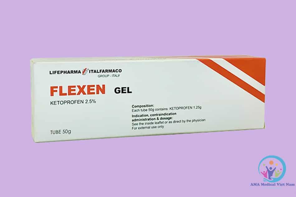 Hộp thuốc Flexen gel