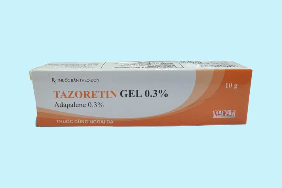 Thuốc Tazoretin Gel 0,3% có tác dụng gì? Giá bao nhiêu? Mua ở đâu?
