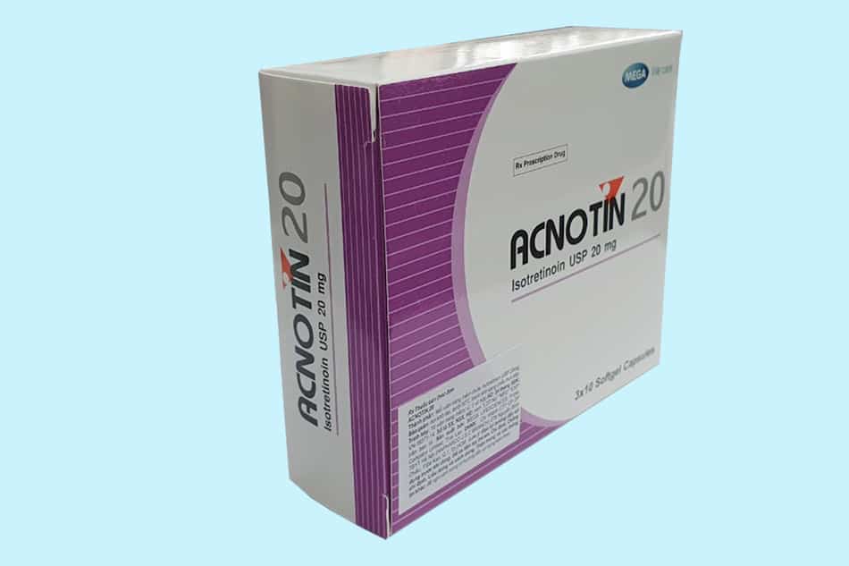 Hộp thuốc Acnotin 20