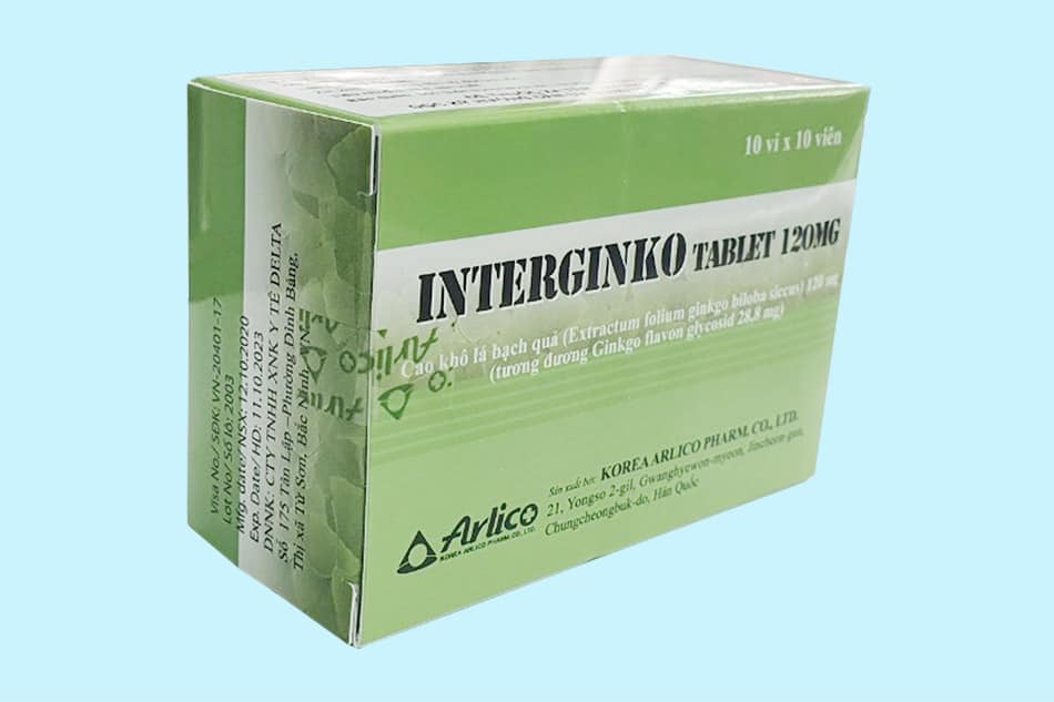 Sản phẩm Interginko Tablet 120mg