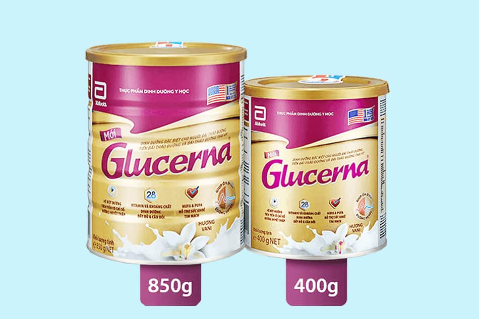 Lon Sữa Glucerna 850g và 400g