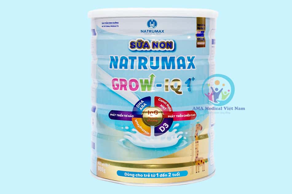 Sữa non Natrumax Grow IQ 1+ dùng cho trẻ từ 1 đến 2 tuổi