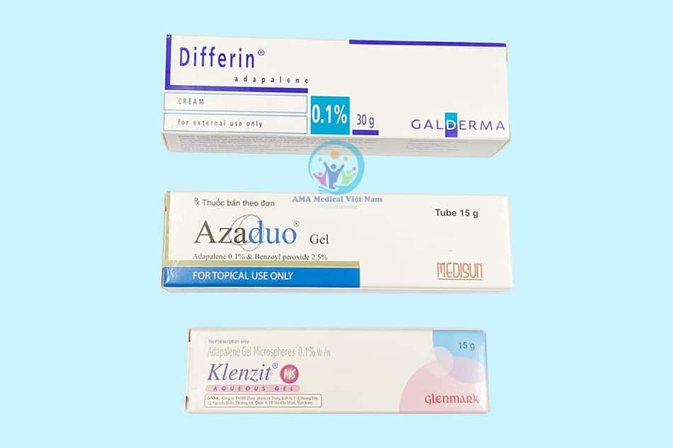 Klenzit MS và 1 số loại thuốc trị mụn khác