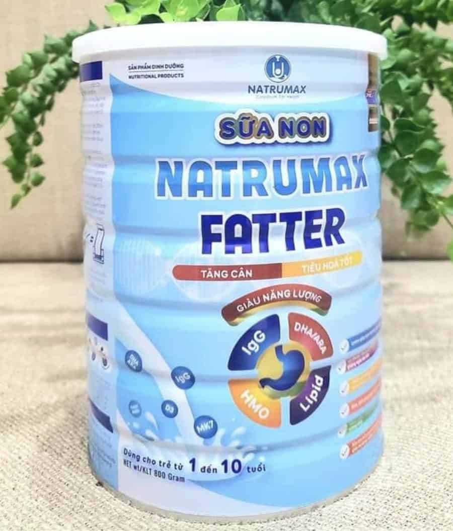 Lon sữa Natrumax Fatter 800g