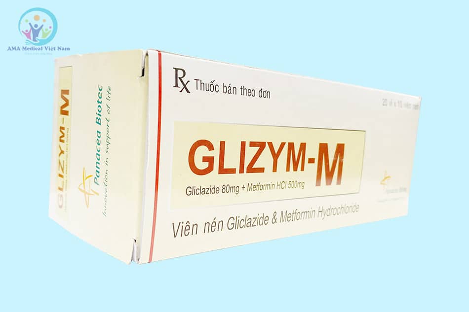 Thuốc Glizym - M dùng cho bệnh nhân tiểu đường type 2