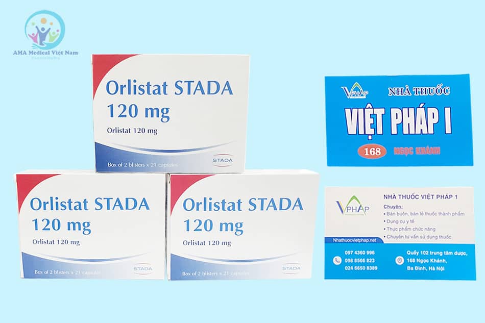 Ordistat Stada được bán tại Nhà thuốc Việt Pháp 1