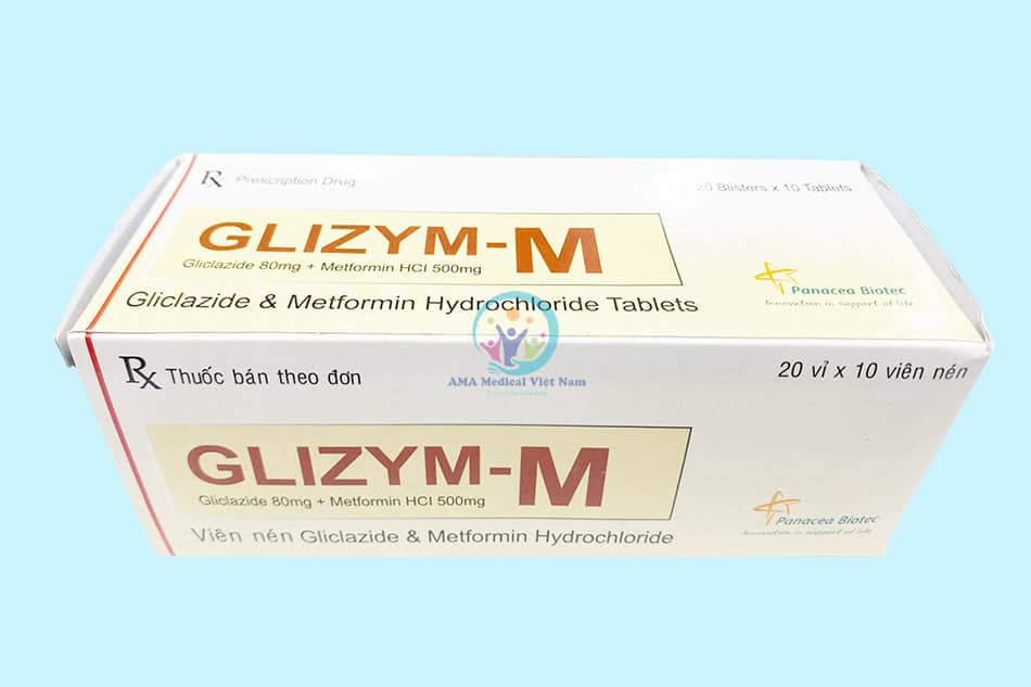 Glizym - M có tương tác với 1 số thuốc khác