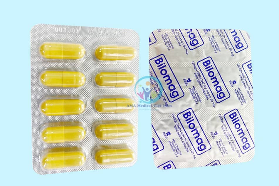 Vỉ thuốc Bilomag 80mg