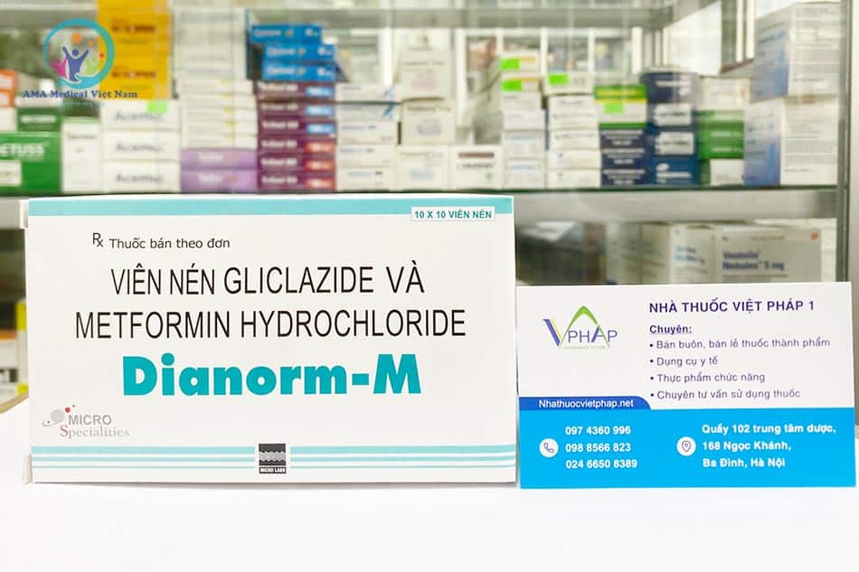Dianorm-M bán tại Nhà thuốc Việt Pháp 1