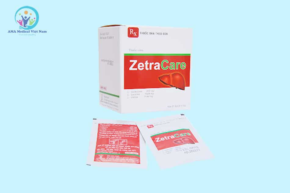 Hộp và gói thuốc cốm ZetraCare