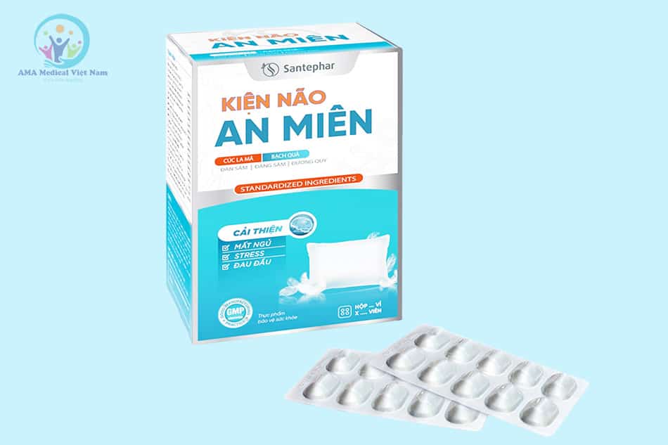 Hộp và vỉ Kiện não an miên