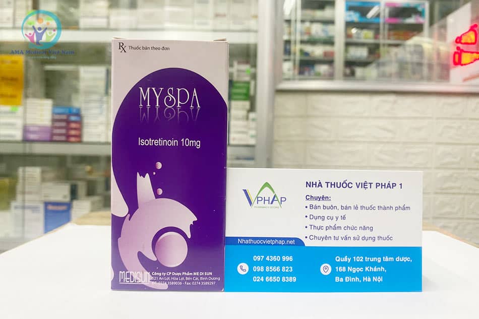 Myspa bán tại Nhà thuốc Việt Pháp 1