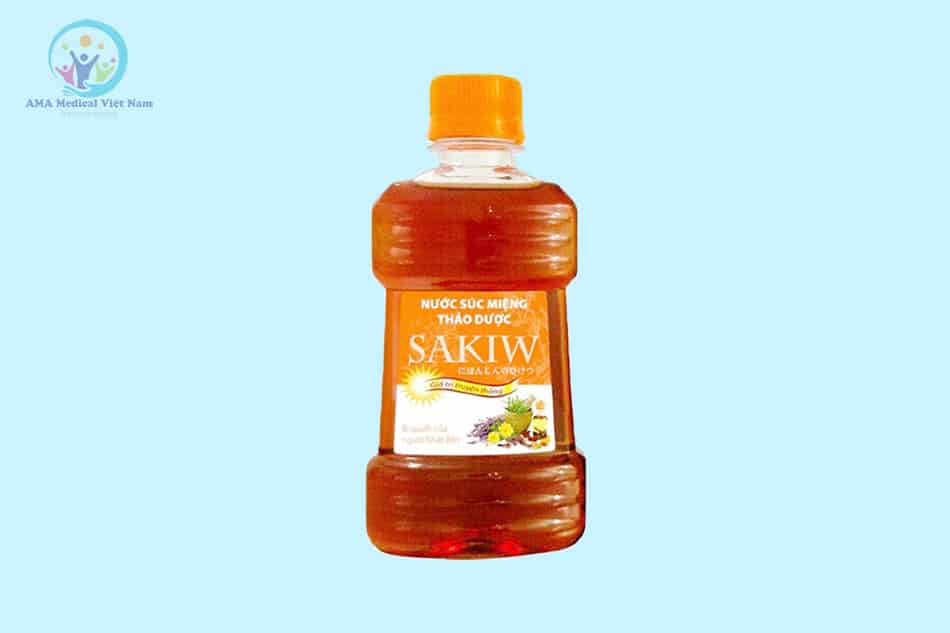 Nước súc miệng thảo dược Sakiw 200ml