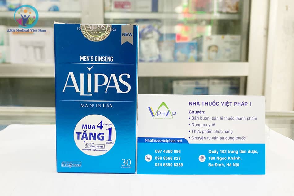 Sâm Alipas bán tại Nhà thuốc Việt Pháp 1