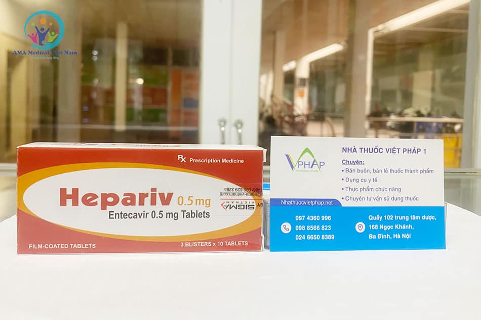 Hepariv bán tại Nhà thuốc Việt Pháp 1