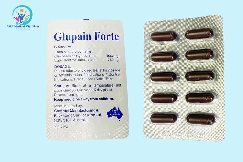 Vỉ thuốc Glupain Forte 750mg