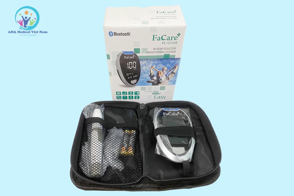 Trọn bộ thiết bị đo đường huyết Facare FC-G168