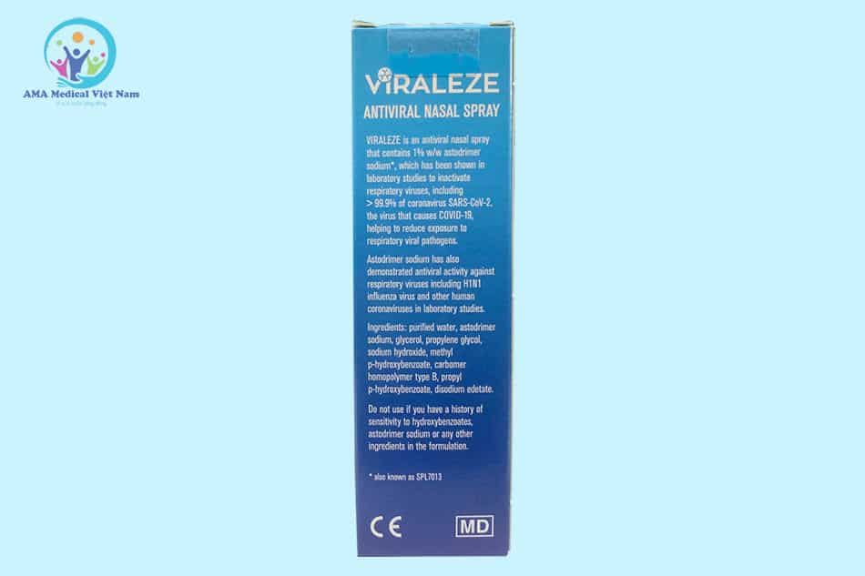 Hộp Viraleze Antiviral Nasal Spray 10ml