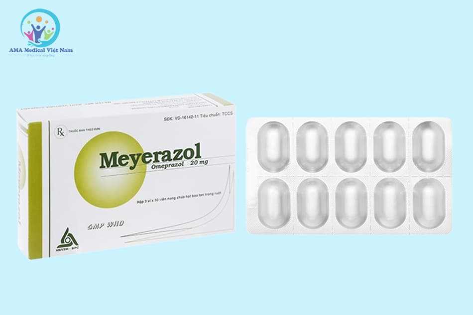 Hộp và vỉ thuốc Meyerazol 