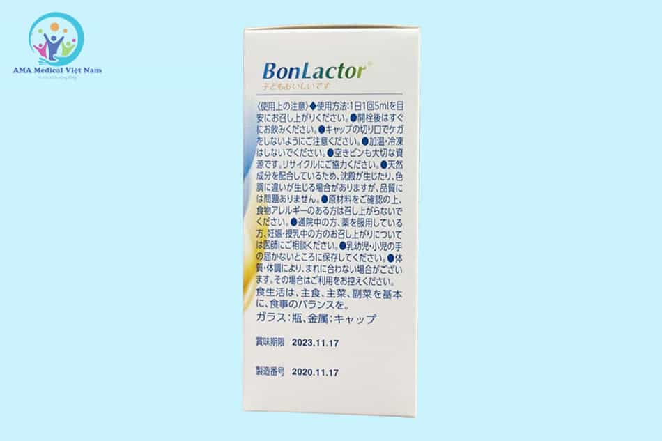 BonLactor an toàn với sức khỏe người dùng
