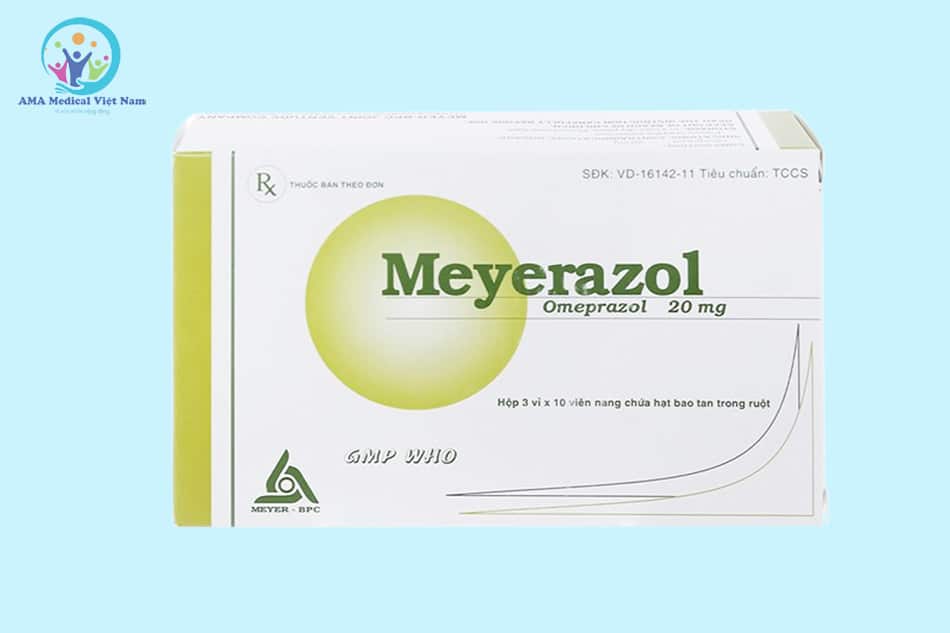 Hộp thuốc Meyerazol 3 vỉ