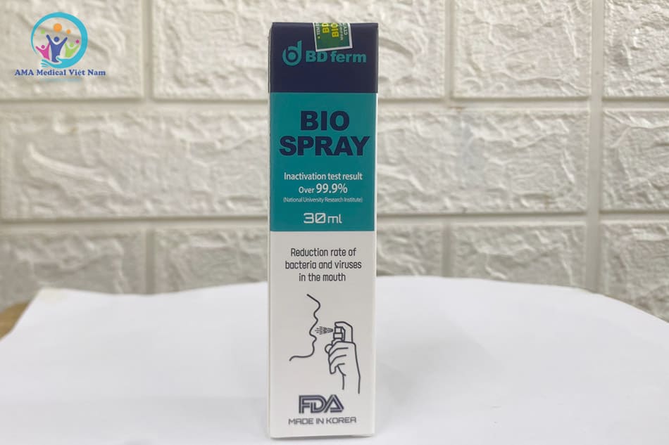 Hộp Bio Spray xịt họng kháng khuẩn