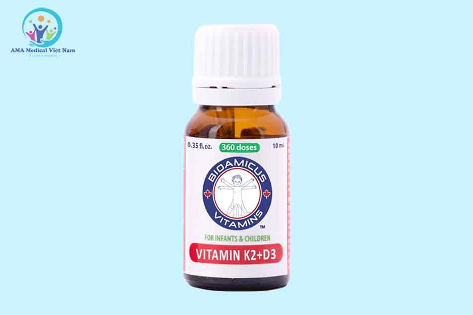 Lọ Vitamin K2+D3 BioAmicus 10ml