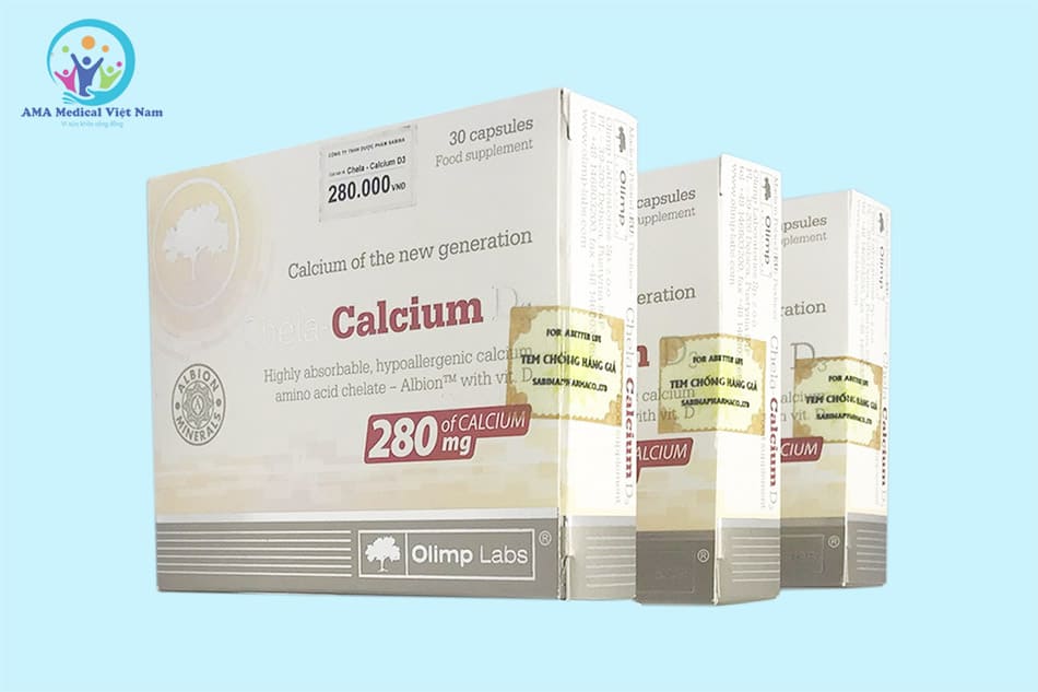 Canxi hữu cơ Chela Calcium D3