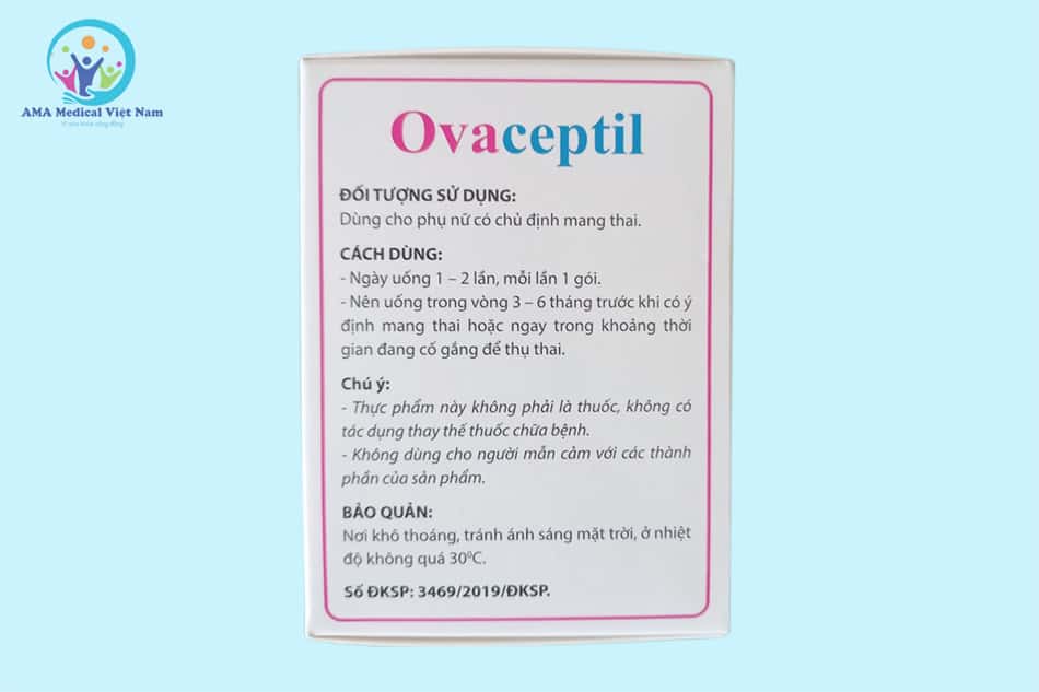 Cách dùng sản phẩm Ovaceptil