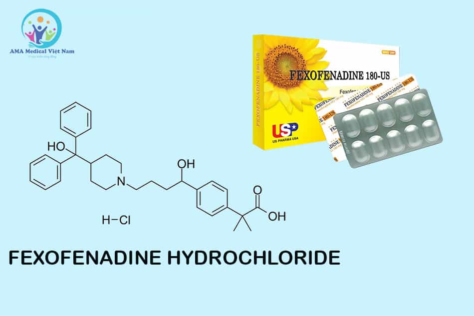 Hoạt chất Fexofenadine Hydrochloride 180mg