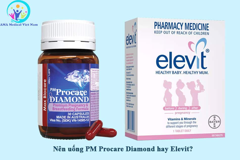 PM Procare Diamond và Elevit loại nào tốt hơn?