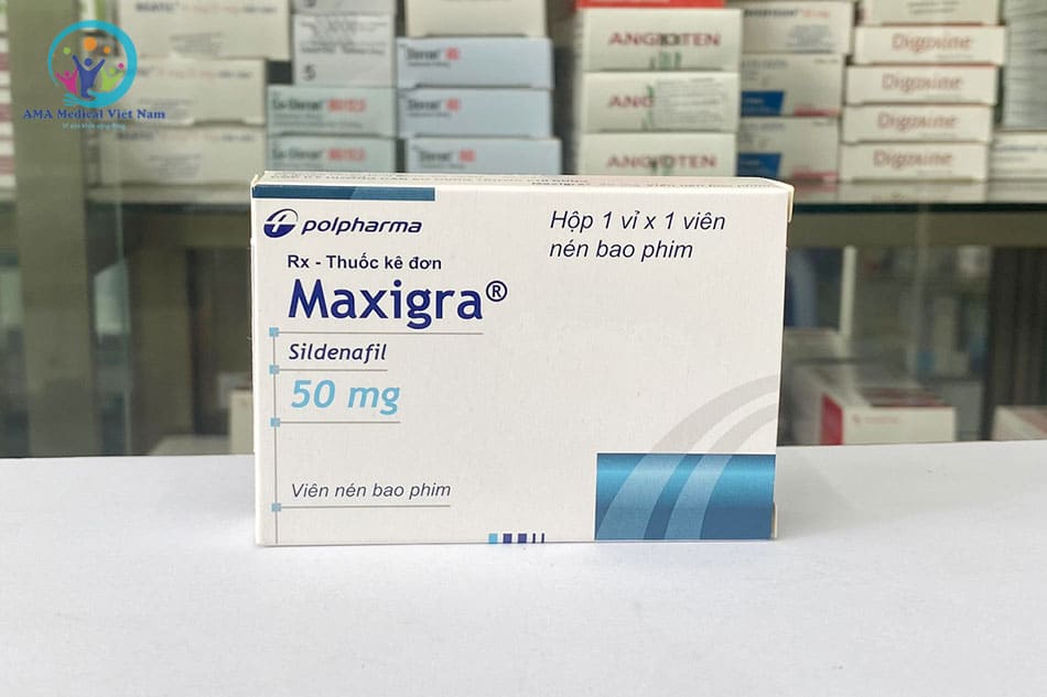 Hộp thuốc Maxigra Sildenafil