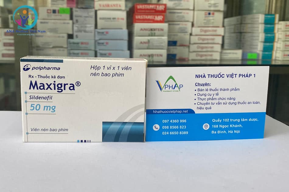 Maxigra chính hãng bán tại Nhà thuốc Việt Pháp 1