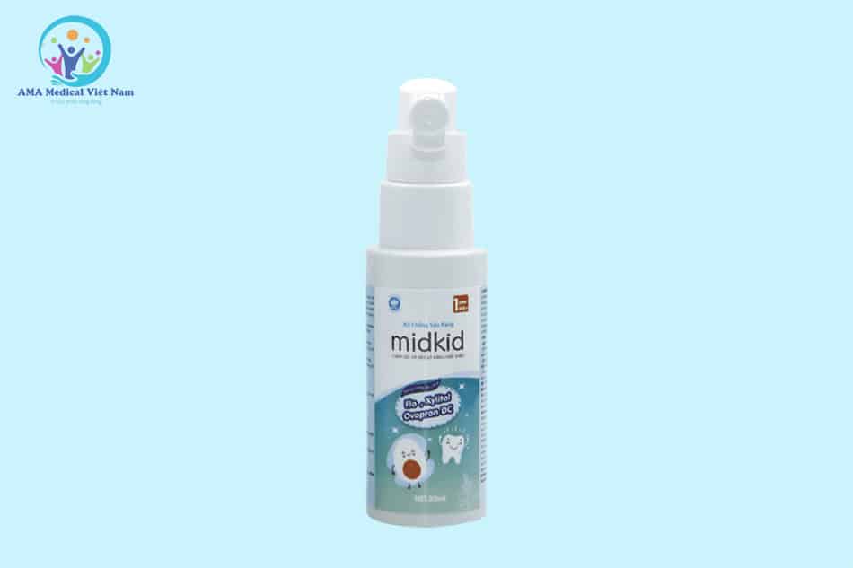 Midkid Mouth Spray được sản xuất dưới dạng xịt