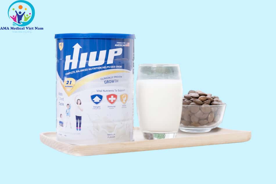 Sữa tăng chiều cao HIUP cho trẻ từ 3 đến 15 tuổi