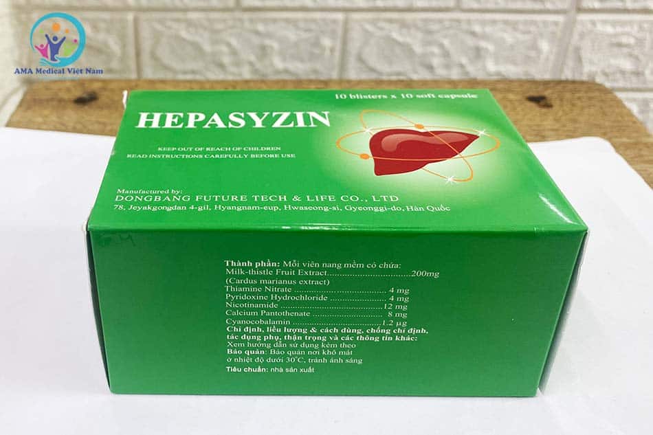 Thành phần thuốc Hepasyzin
