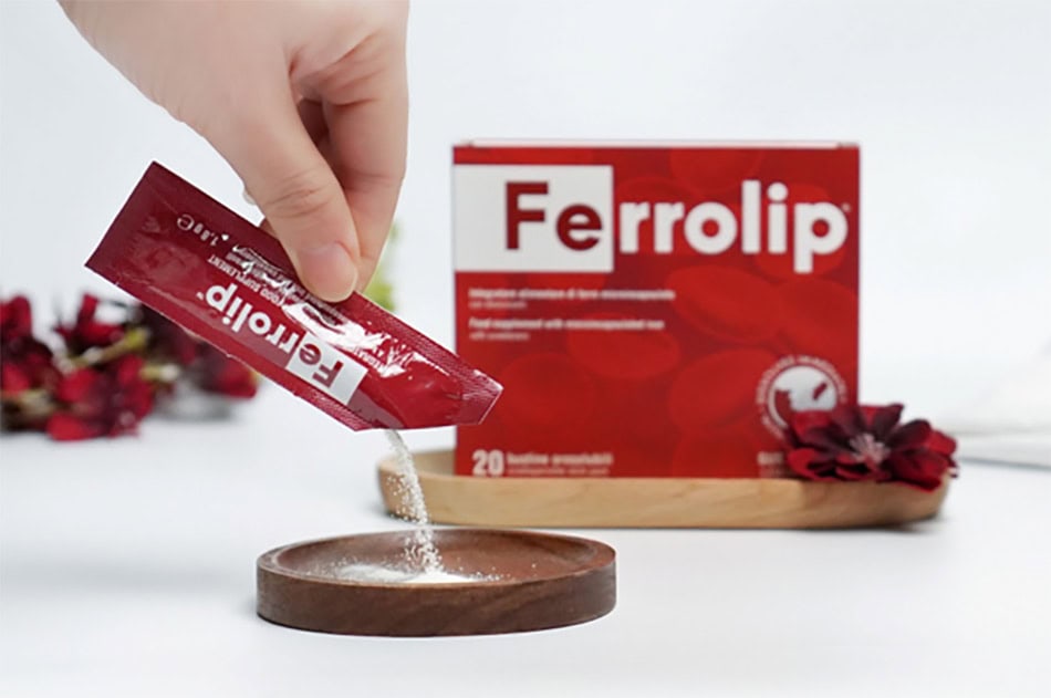 Ferrolip giúp bổ sung sắt cho cơ thể