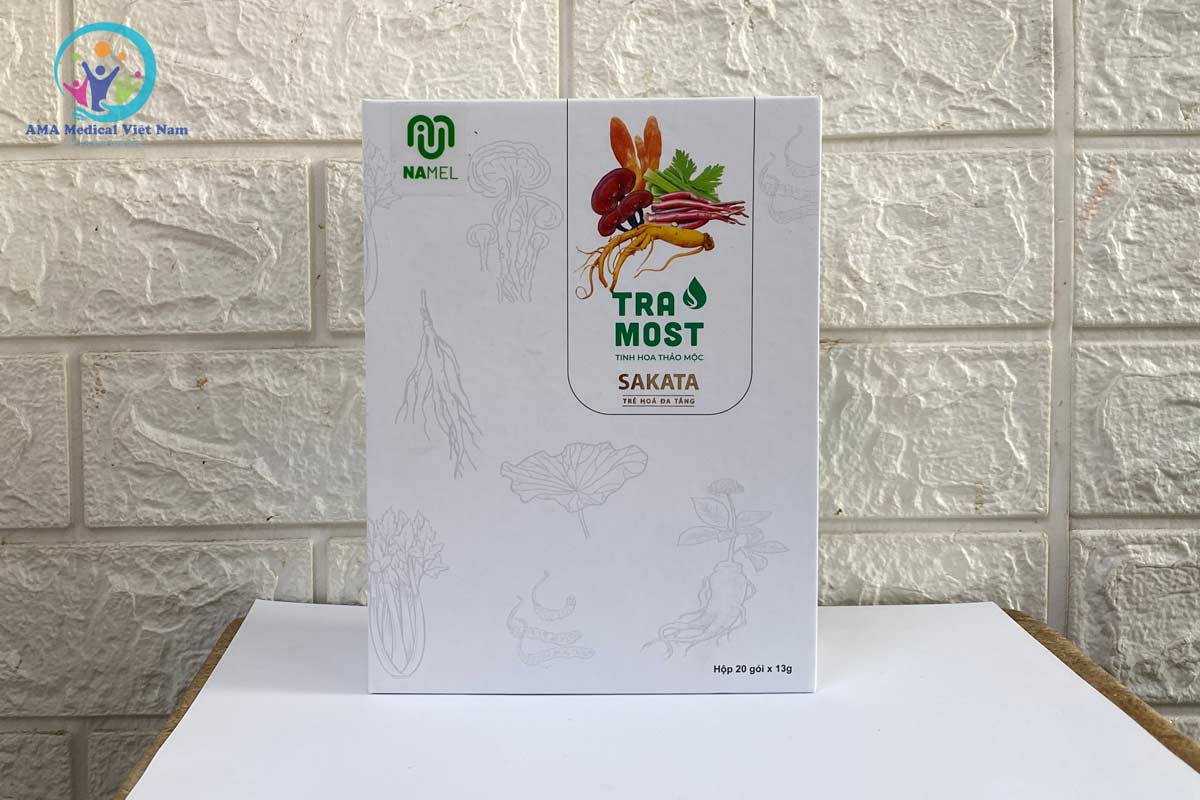 Hình ảnh: Hộp 20 gói bột uống SAKATA - Trẻ hóa đa tầng