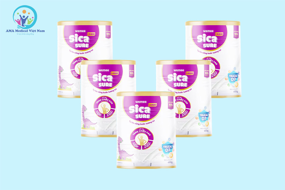 Hình ảnh lọ sản phẩm Sữa Sica Sure Canxi