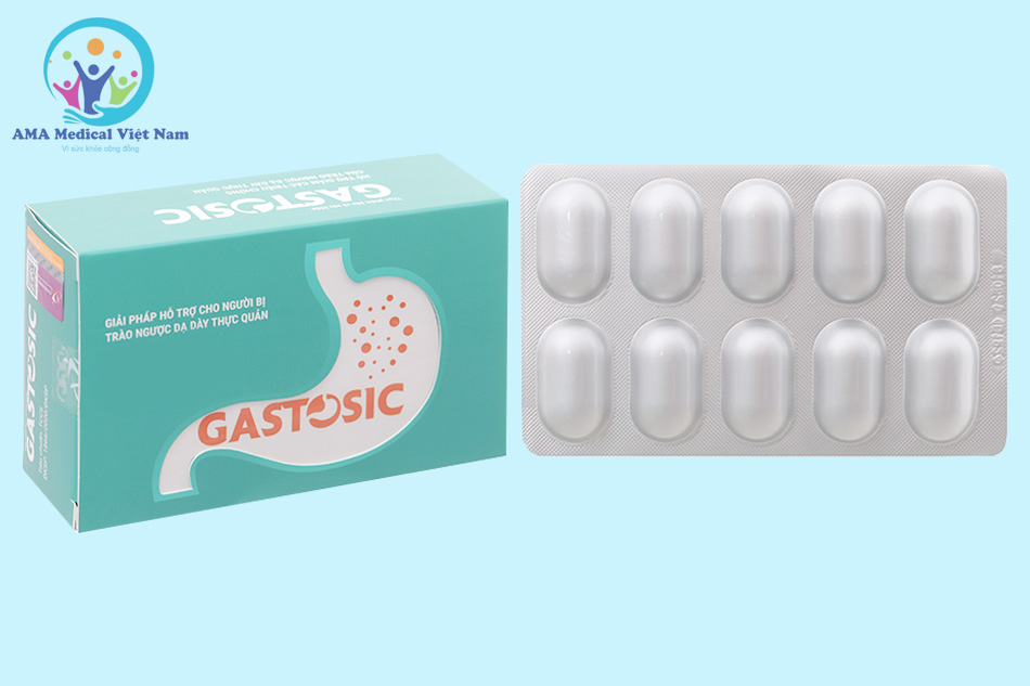 Hộp và vỉ của sản phẩm Gastosic