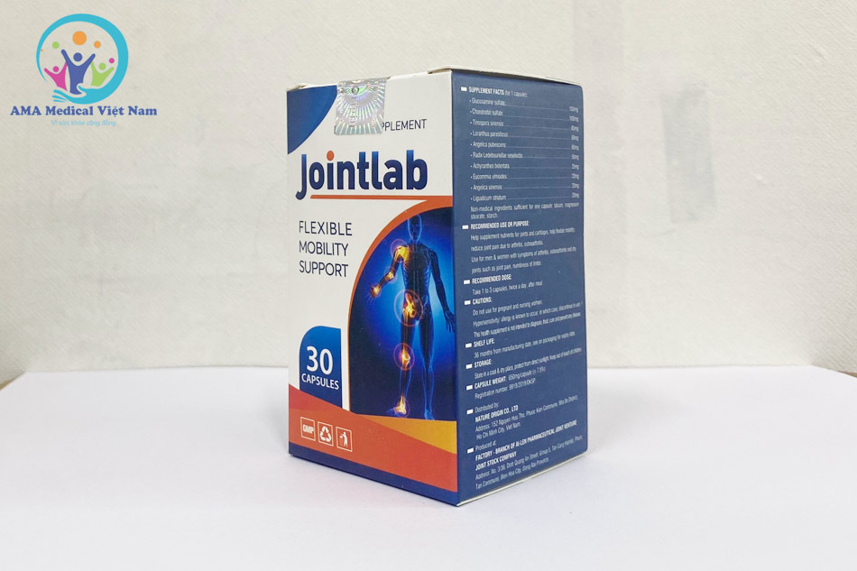 Hộp 30 viên sản phẩm Jointlab được chụp tại Nhà Thuốc Việt Pháp 1