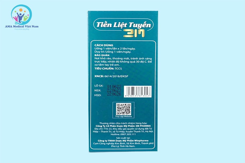 Thông tin viên uống Tiền Liệt Tuyến 3M