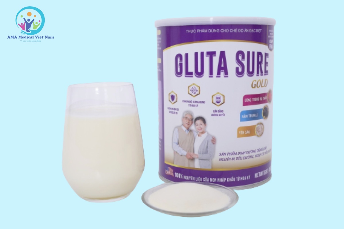 Sữa Gluta Sure thực phẩm chuyên biệt cho người bệnh tiểu đường