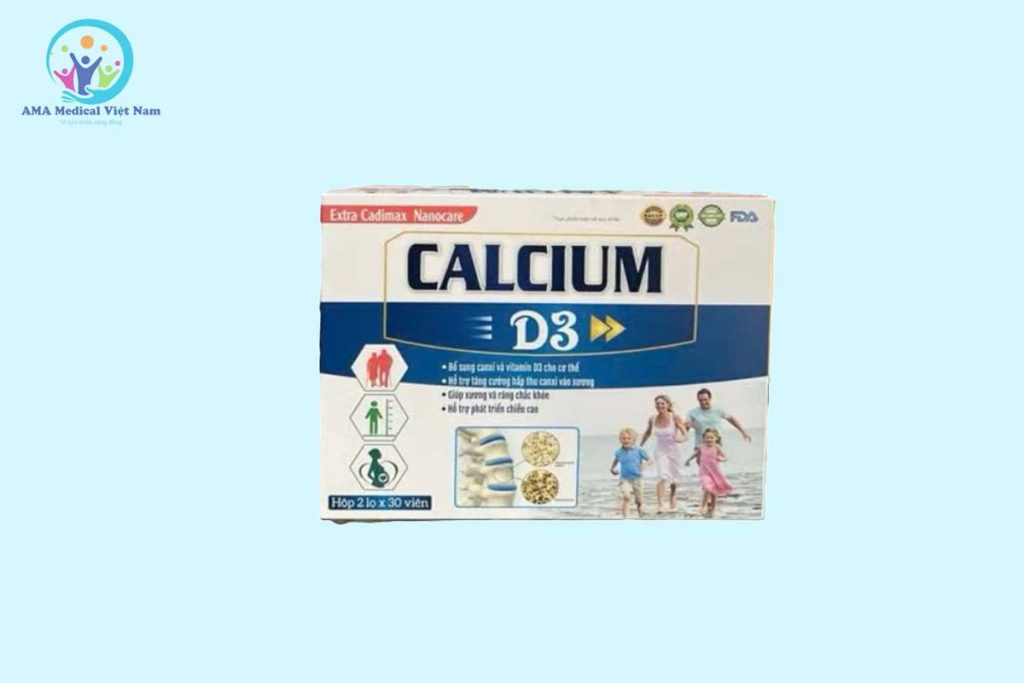 Hình ảnh thực phẩm bảo vệ sức khỏe Extra Cadimax Nanocare Calcium D3